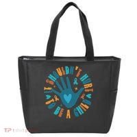 It Shouldn't Hurt To Be A Child Abuse Prevention Awareness Tote Bag thumb 0