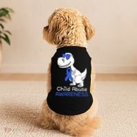 It Shouldn't Hurt To Be A Child Abuse Prevention Awareness Doggie Tank thumb 2