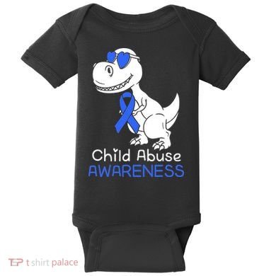 It Shouldn't Hurt To Be A Child Abuse Prevention Awareness Baby Bodysuit