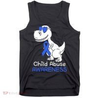It Shouldn't Hurt To Be A Child Abuse Prevention Awareness Tank Top thumb 0