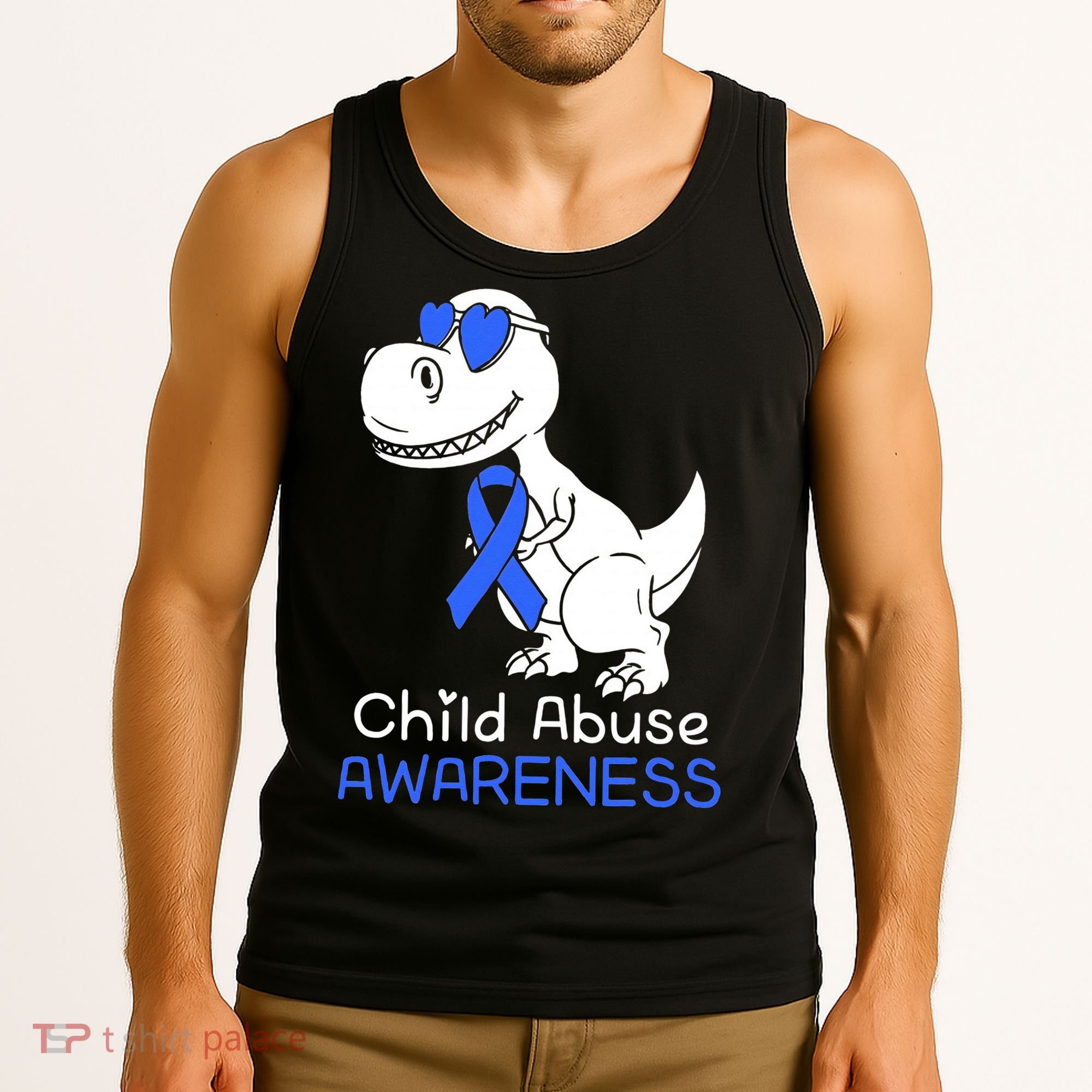 It Shouldn't Hurt To Be A Child Abuse Prevention Awareness Tank Top