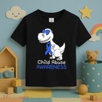 It Shouldn't Hurt To Be A Child Abuse Prevention Awareness Toddler T-Shirt thumb 3