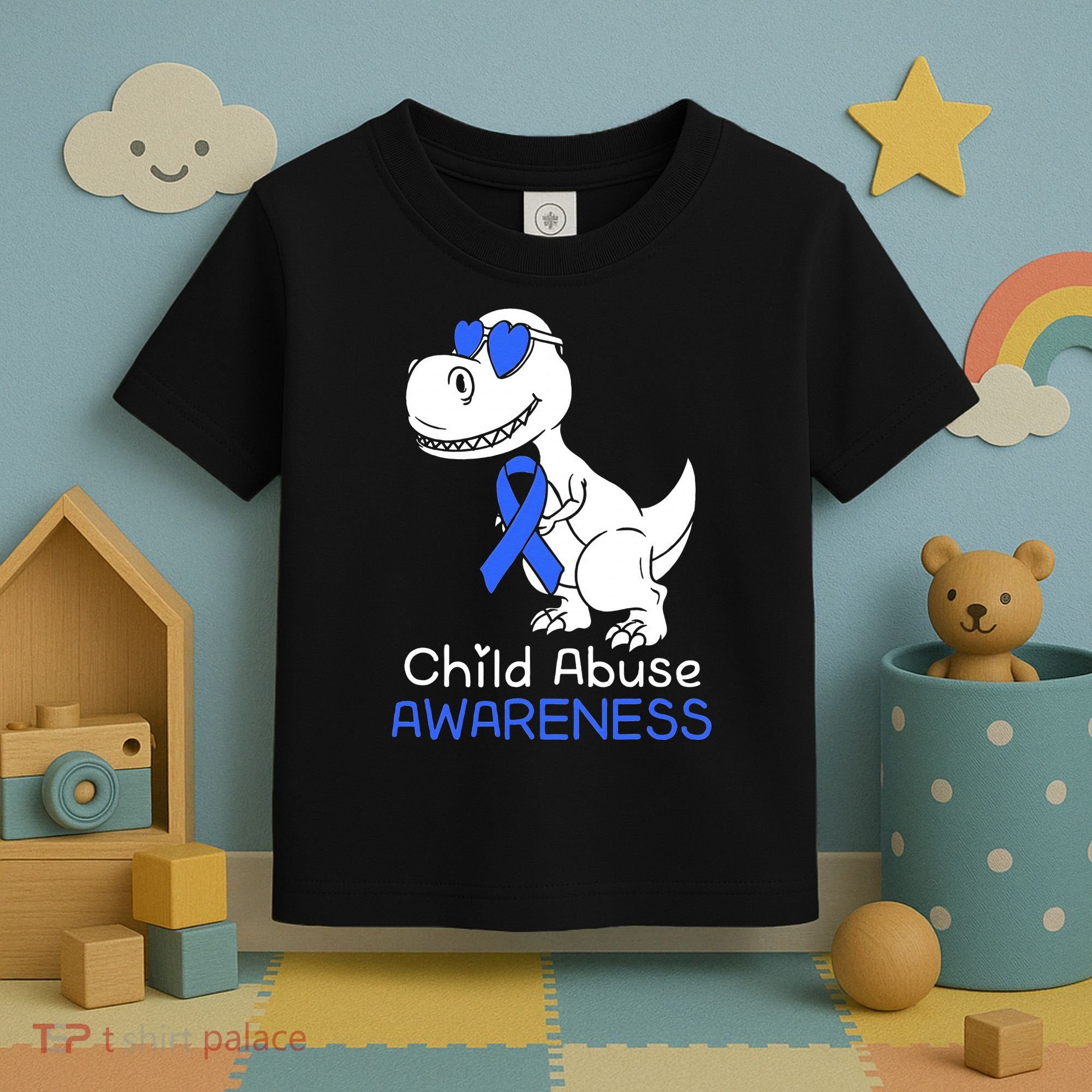 It Shouldn't Hurt To Be A Child Abuse Prevention Awareness Toddler T-Shirt