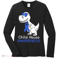 It Shouldn't Hurt To Be A Child Abuse Prevention Awareness Women's Long Sleeve Shirt thumb 0