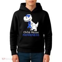 It Shouldn't Hurt To Be A Child Abuse Prevention Awareness Kids Hoodie thumb 4