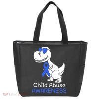 It Shouldn't Hurt To Be A Child Abuse Prevention Awareness Tote Bag thumb 0
