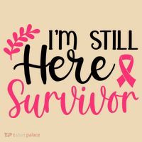 I'm Still Here Survivor Breast Cancer Awareness Tote Bag thumb 4