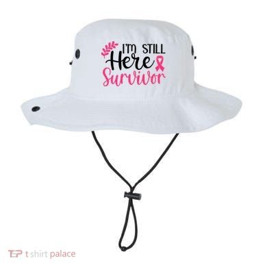 I'm Still Here Survivor Breast Cancer Awareness Bucket Hat