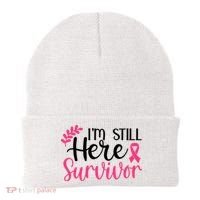 I'm Still Here Survivor Breast Cancer Awareness Beanie thumb 0