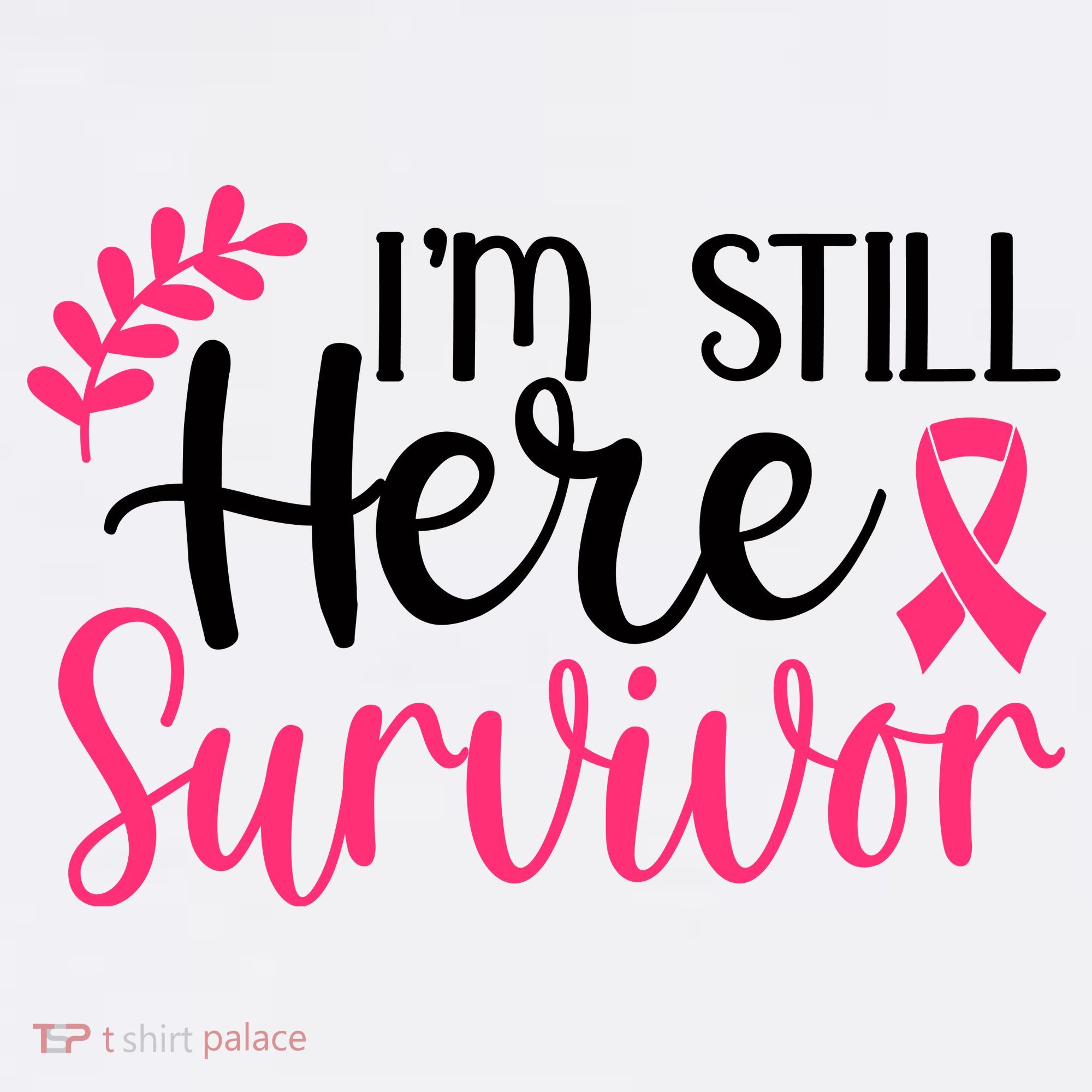 I'm Still Here Survivor Breast Cancer Awareness Beanie