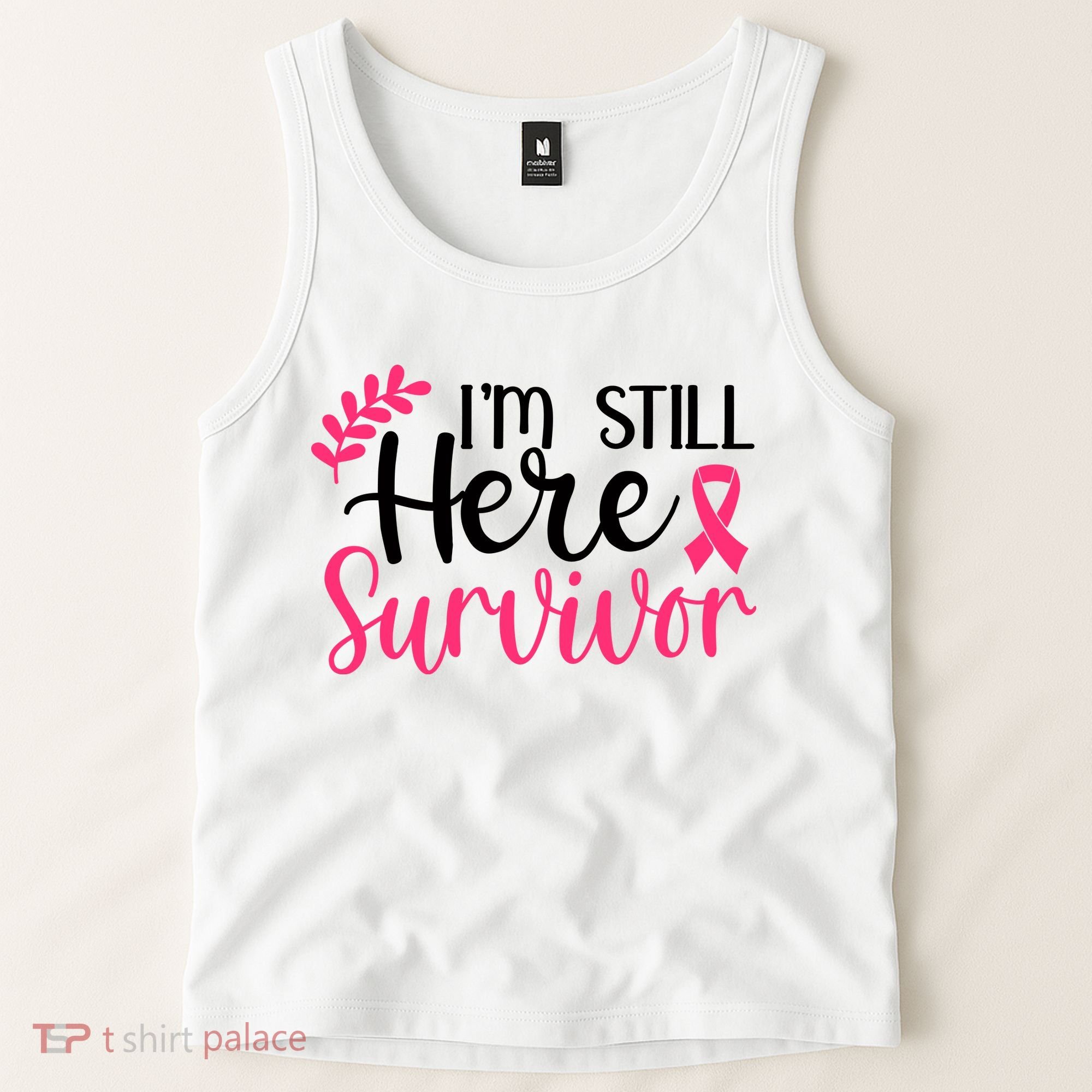 I'm Still Here Survivor Breast Cancer Awareness Tank Top