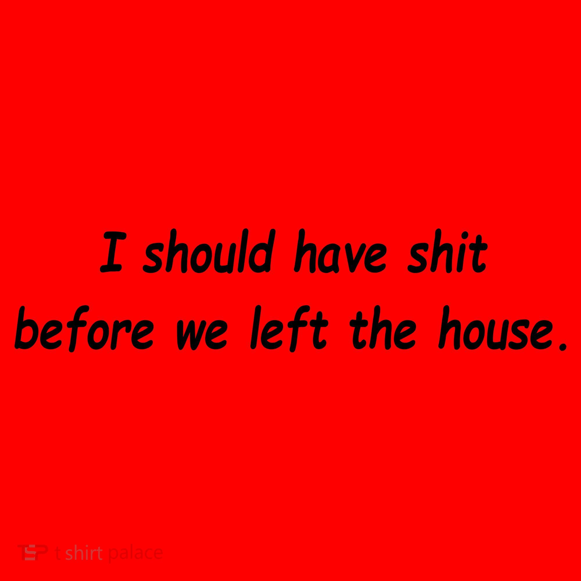 I Should Have Shit Before We Left The House Santa Hat