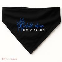 It shouldn't hurt To Be A Child Abuse Prevention Month USA-Made Doggie Bandana thumb 0