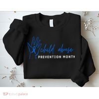 It shouldn't hurt To Be A Child Abuse Prevention Month Sweatshirt thumb 2