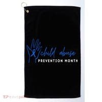 It shouldn't hurt To Be A Child Abuse Prevention Month Golf Towel thumb 0