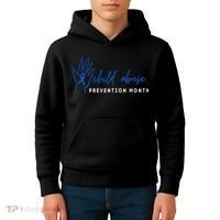 It shouldn't hurt To Be A Child Abuse Prevention Month Kids Hoodie thumb 4