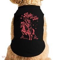 I Should Have Been A Cowgirl Player Bull Riding Doggie Tank thumb 0