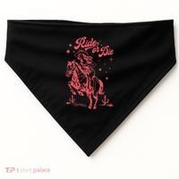 I Should Have Been A Cowgirl Player Bull Riding USA-Made Doggie Bandana thumb 0