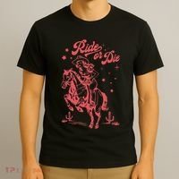 I Should Have Been A Cowgirl Player Bull Riding T-Shirt thumb 3