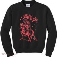 I Should Have Been A Cowgirl Player Bull Riding Kids Sweatshirt thumb 0