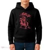 I Should Have Been A Cowgirl Player Bull Riding Kids Hoodie thumb 4