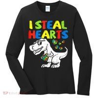 I Steal Hearts Autism Dinosaur Women's Long Sleeve Shirt thumb 0