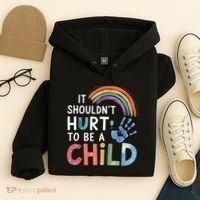 It Shouldn't Hurt To Be A Child Abuse Prevention Awareness  Hoodie thumb 4