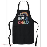 It Shouldn't Hurt To Be A Child Abuse Prevention Awareness  Apron thumb 0
