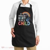 It Shouldn't Hurt To Be A Child Abuse Prevention Awareness  Apron thumb 2