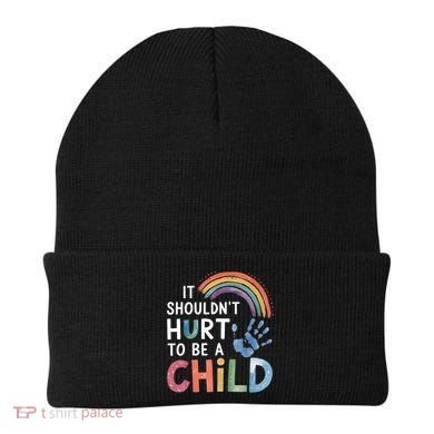 It Shouldn't Hurt To Be A Child Abuse Prevention Awareness  Beanie