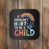 It Shouldn't Hurt To Be A Child Abuse Prevention Awareness  Coaster thumb 0