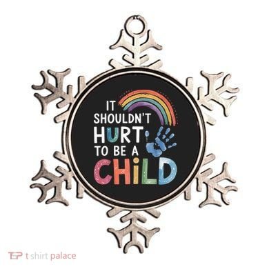 It Shouldn't Hurt To Be A Child Abuse Prevention Awareness  Ornament