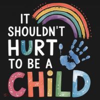 It Shouldn't Hurt To Be A Child Abuse Prevention Awareness  Baby Bodysuit thumb 2