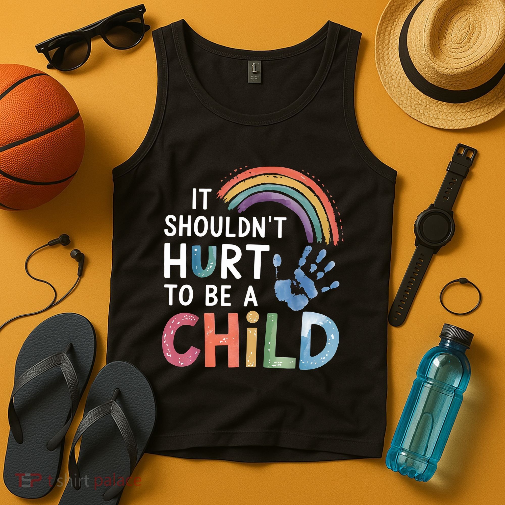 It Shouldn't Hurt To Be A Child Abuse Prevention Awareness  Tank Top