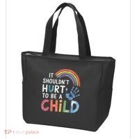 It Shouldn't Hurt To Be A Child Abuse Prevention Awareness  Tote Bag thumb 3