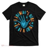 It Shouldnt Hurt To Be A Child Abuse Prevention Awareness T-Shirt thumb 0