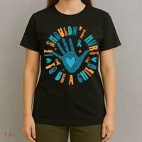 It Shouldnt Hurt To Be A Child Abuse Prevention Awareness T-Shirt thumb 4