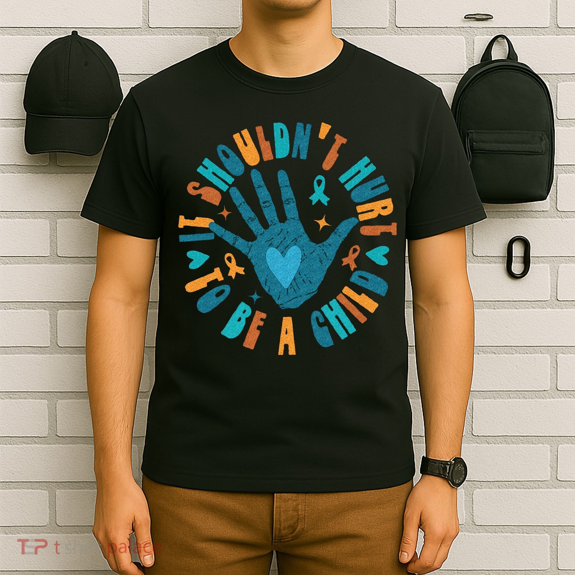 It Shouldnt Hurt To Be A Child Abuse Prevention Awareness T-Shirt
