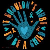 It Shouldnt Hurt To Be A Child Abuse Prevention Awareness Women's Hoodie thumb 2
