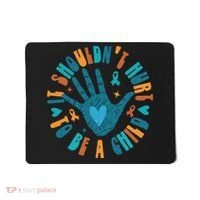 It Shouldnt Hurt To Be A Child Abuse Prevention Awareness Mousepad thumb 0