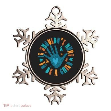 It Shouldnt Hurt To Be A Child Abuse Prevention Awareness Ornament