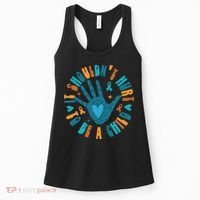 It Shouldnt Hurt To Be A Child Abuse Prevention Awareness Women's Tank Top thumb 0