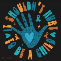 It Shouldnt Hurt To Be A Child Abuse Prevention Awareness Women's Tank Top thumb 5
