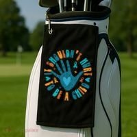 It Shouldnt Hurt To Be A Child Abuse Prevention Awareness Golf Towel thumb 2