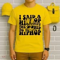 I Said Hip The Hippity To Hop Hip Hop Bunny Easter T-Shirt thumb 6