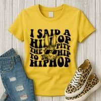 I Said Hip The Hippity To Hop Hip Hop Bunny Easter Women's T-Shirt thumb 3