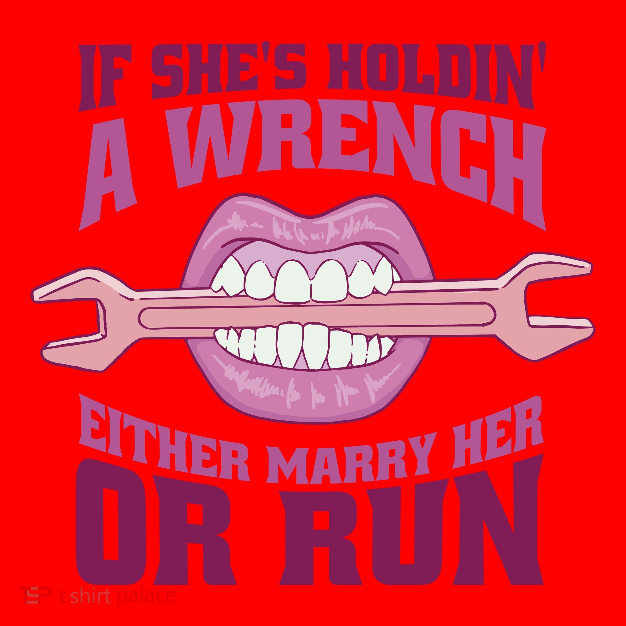If She's Holding A Wrench Either Marry Her Or Run Santa Hat