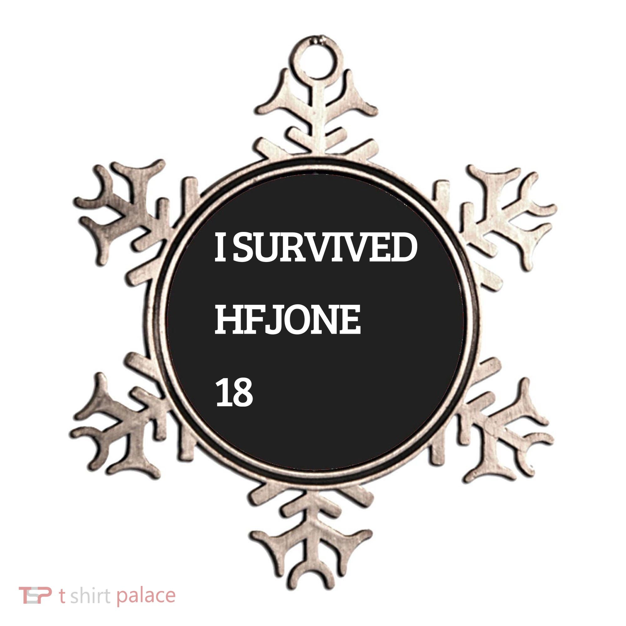 I Survive Hfjone 18 Ornament