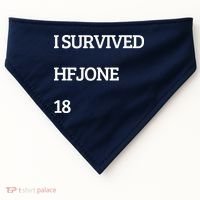 I Survive Hfjone 18 USA-Made Doggie Bandana thumb 0