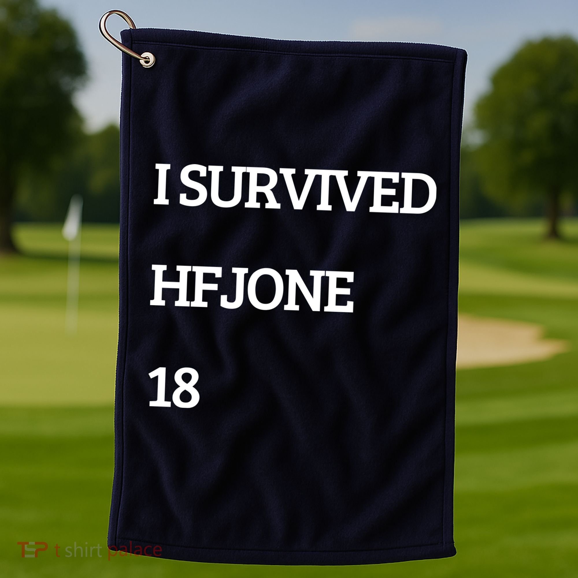 I Survive Hfjone 18 Golf Towel